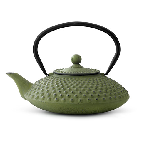 Teapot 1,25L cast iron green - Theiere en fonte